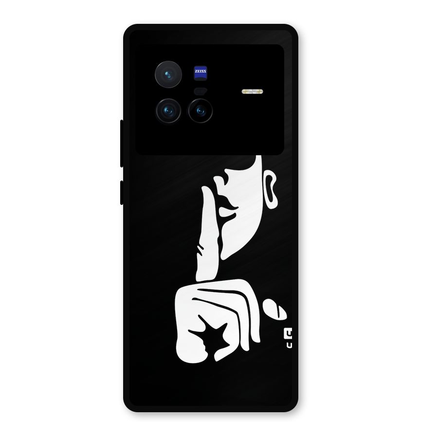 Shhh Art Metal Back Case for Vivo X80