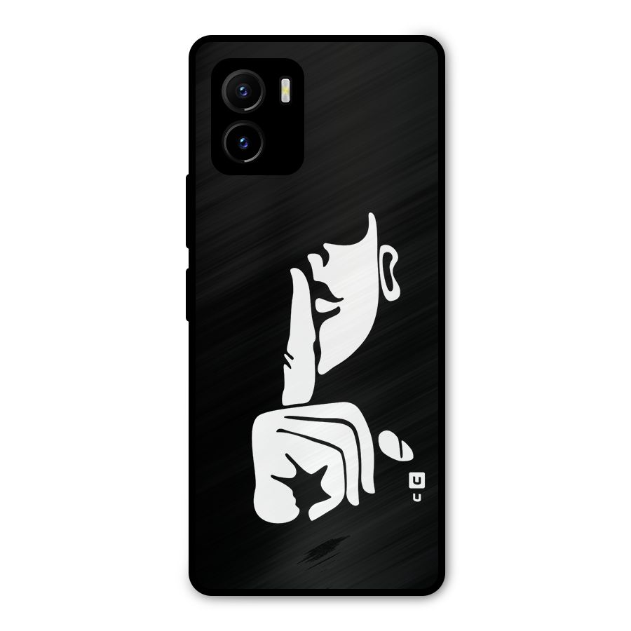 Shhh Art Metal Back Case for Vivo Y15s