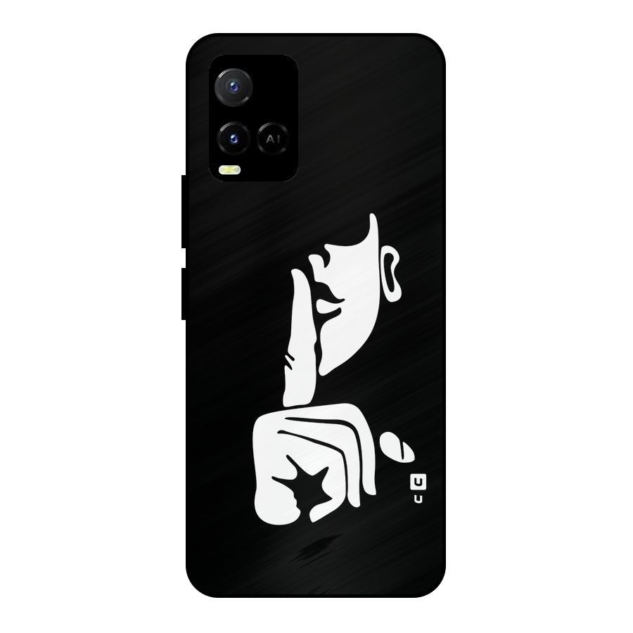 Shhh Art Metal Back Case for Vivo Y21A