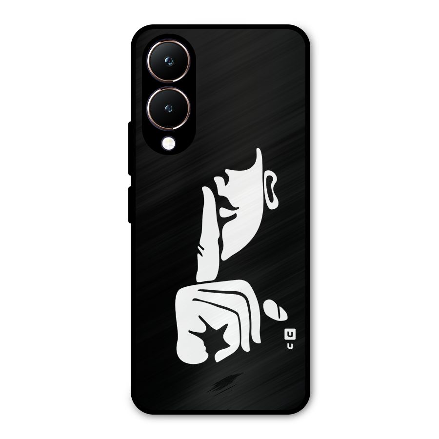 Shhh Art Metal Back Case for Vivo Y28