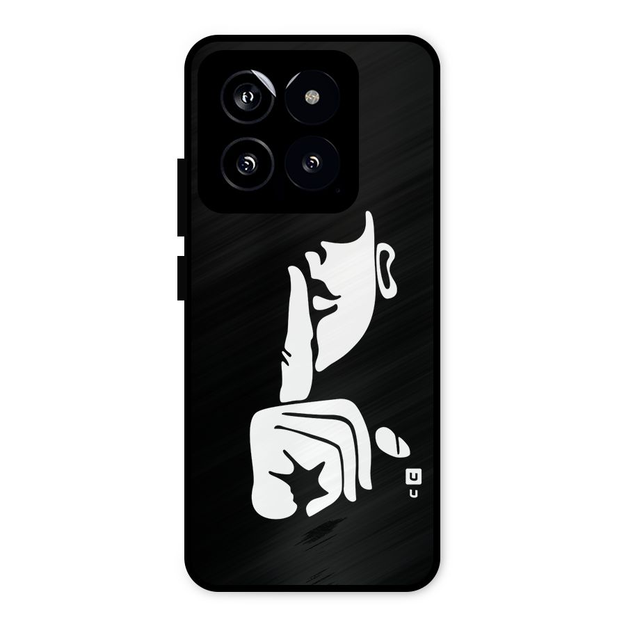 Shhh Art Metal Back Case for Xiaomi 14
