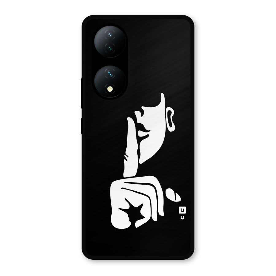 Shhh Art Metal Back Case for iQOO Z7s