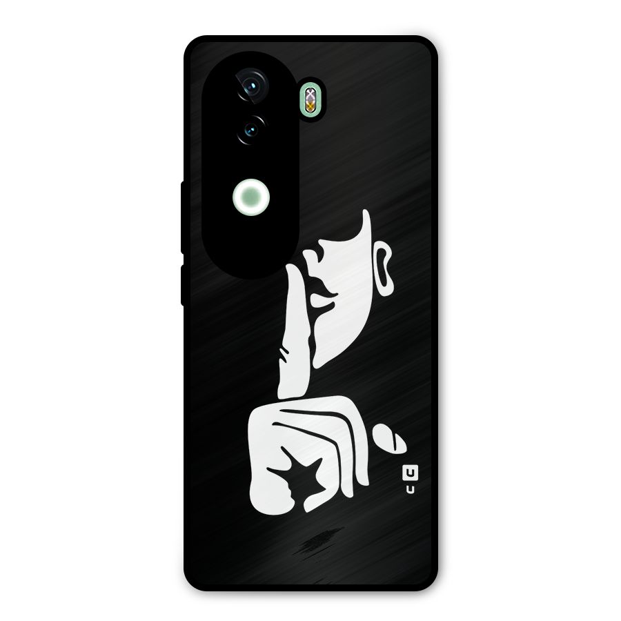 Shhh Art Metal Back Case for iQOO Z9s