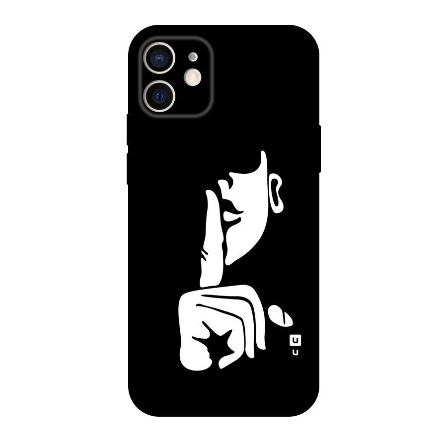 Shhh Art Original Polycarbonate Back Case for iPhone 12