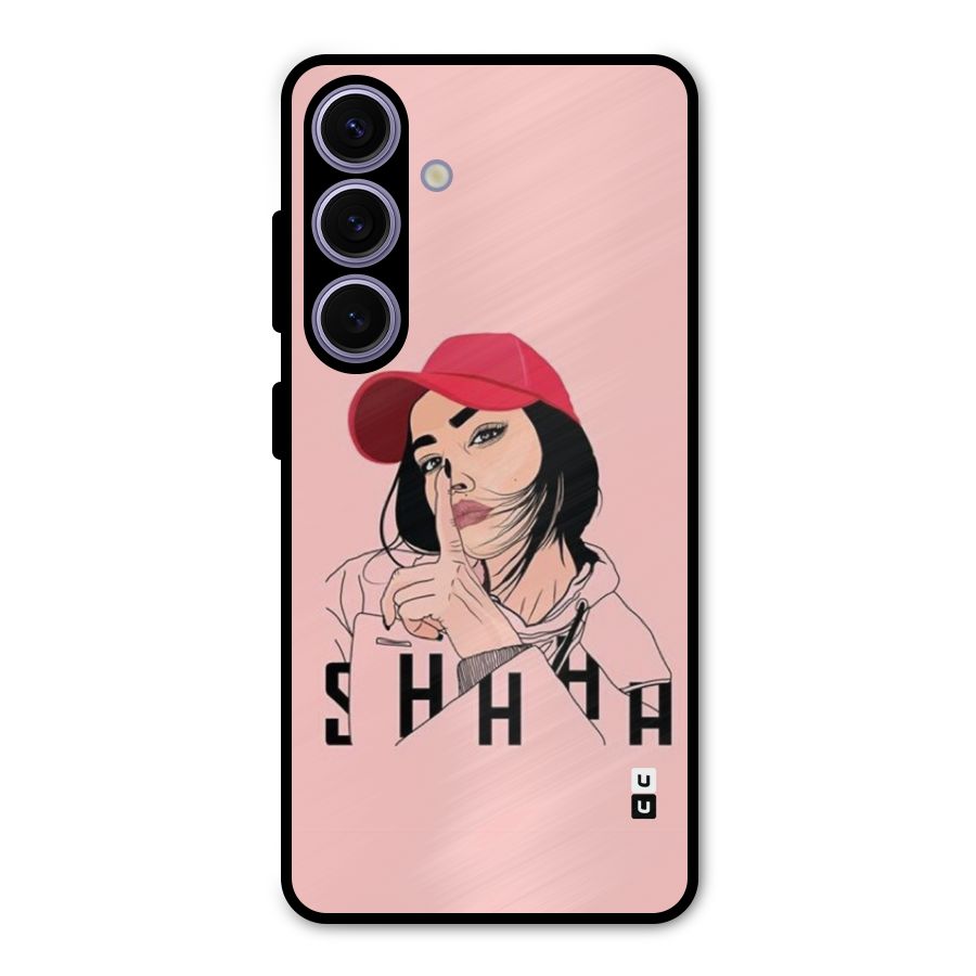 Shhhh Girl Metal Back Case for Galaxy S24