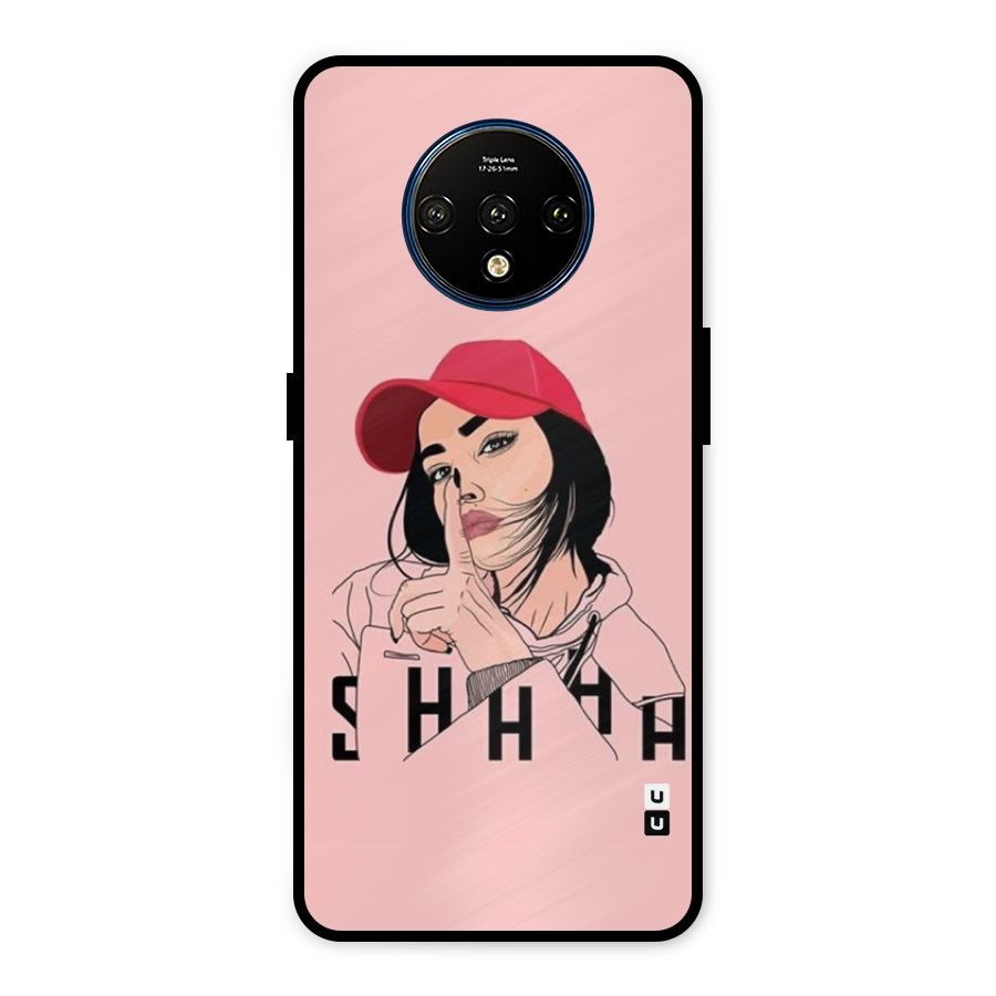 Shhhh Girl Metal Back Case for OnePlus 7T