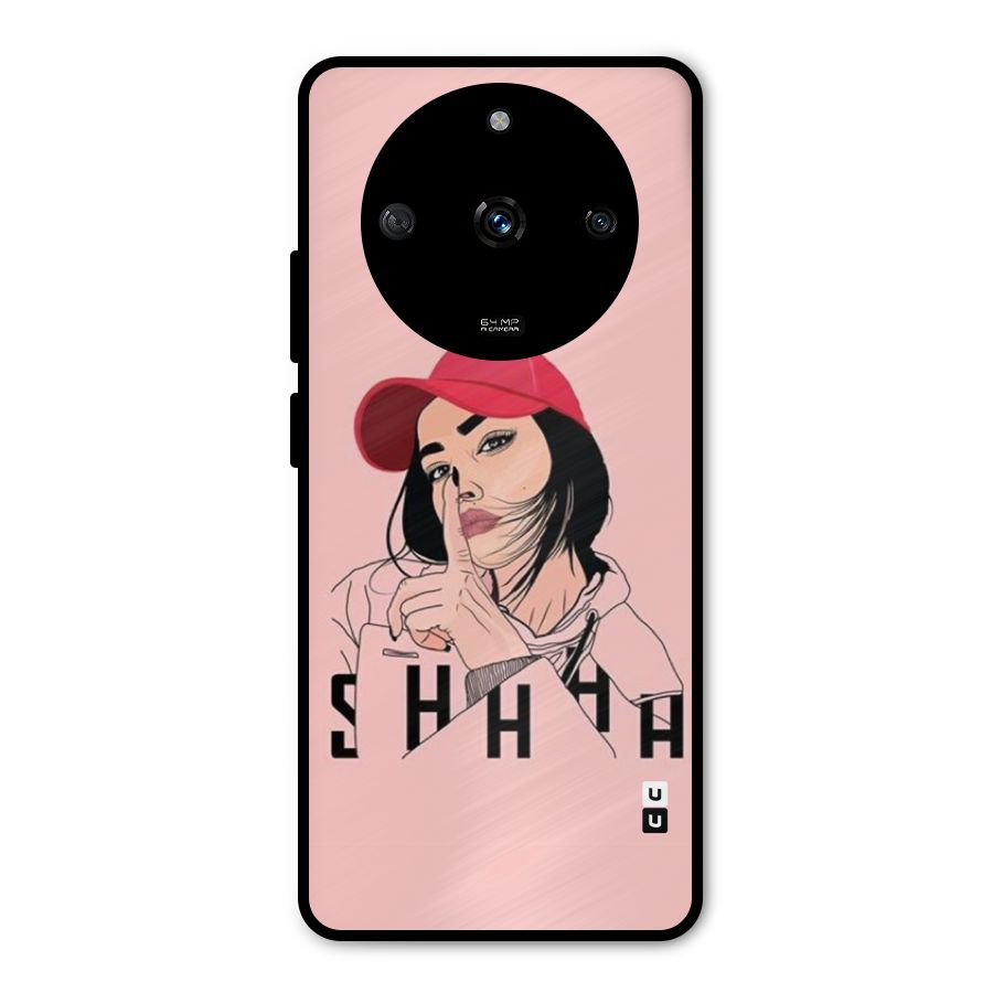 Shhhh Girl Metal Back Case for Realme Narzo 60 5G