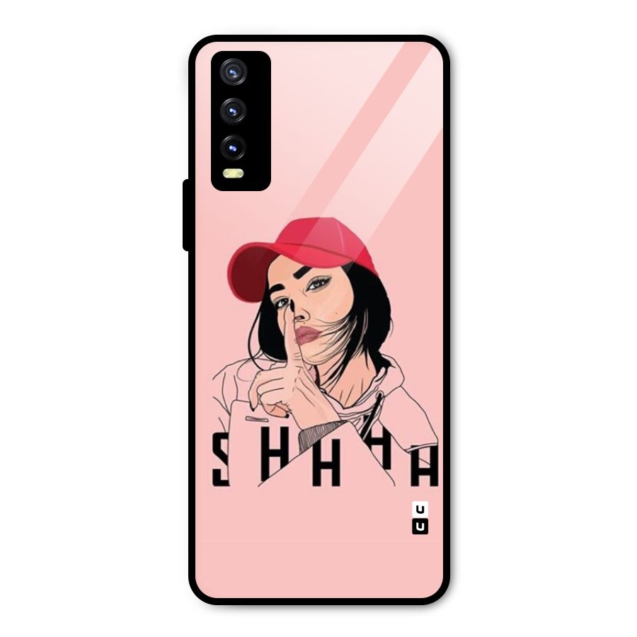 Shhhh Girl Metal Back Case for Vivo Y20g