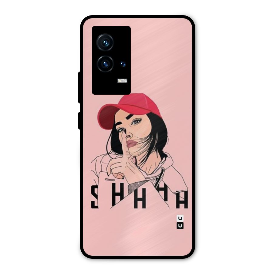 Shhhh Girl Metal Back Case for iQOO 9 5G