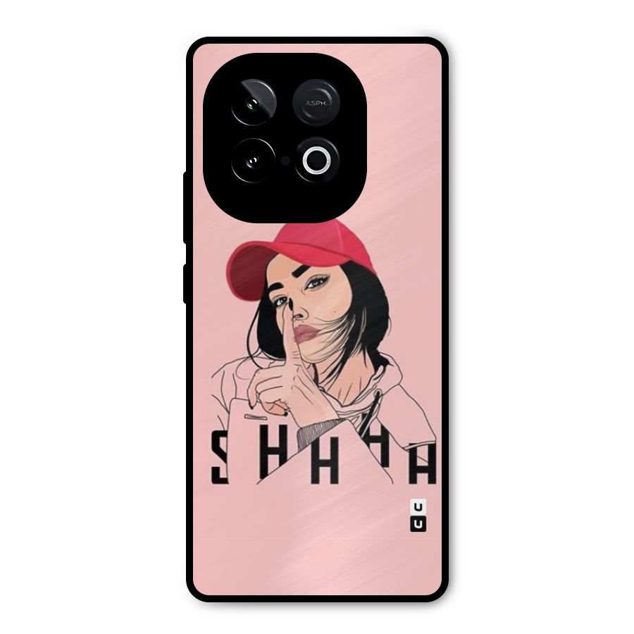 Shhhh Girl Metal Back Case for iQOO Neo 10