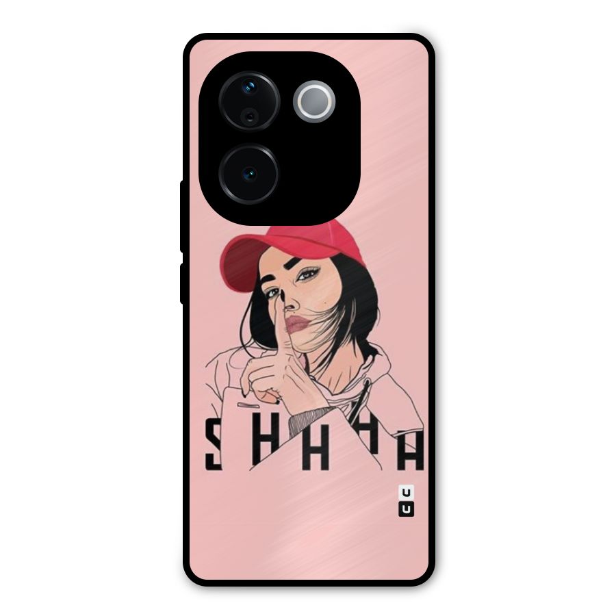 Shhhh Girl Metal Back Case for iQOO Z9s Pro