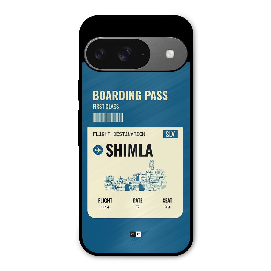 Shimla Boarding Pass Metal Back Case for Google Pixel 9