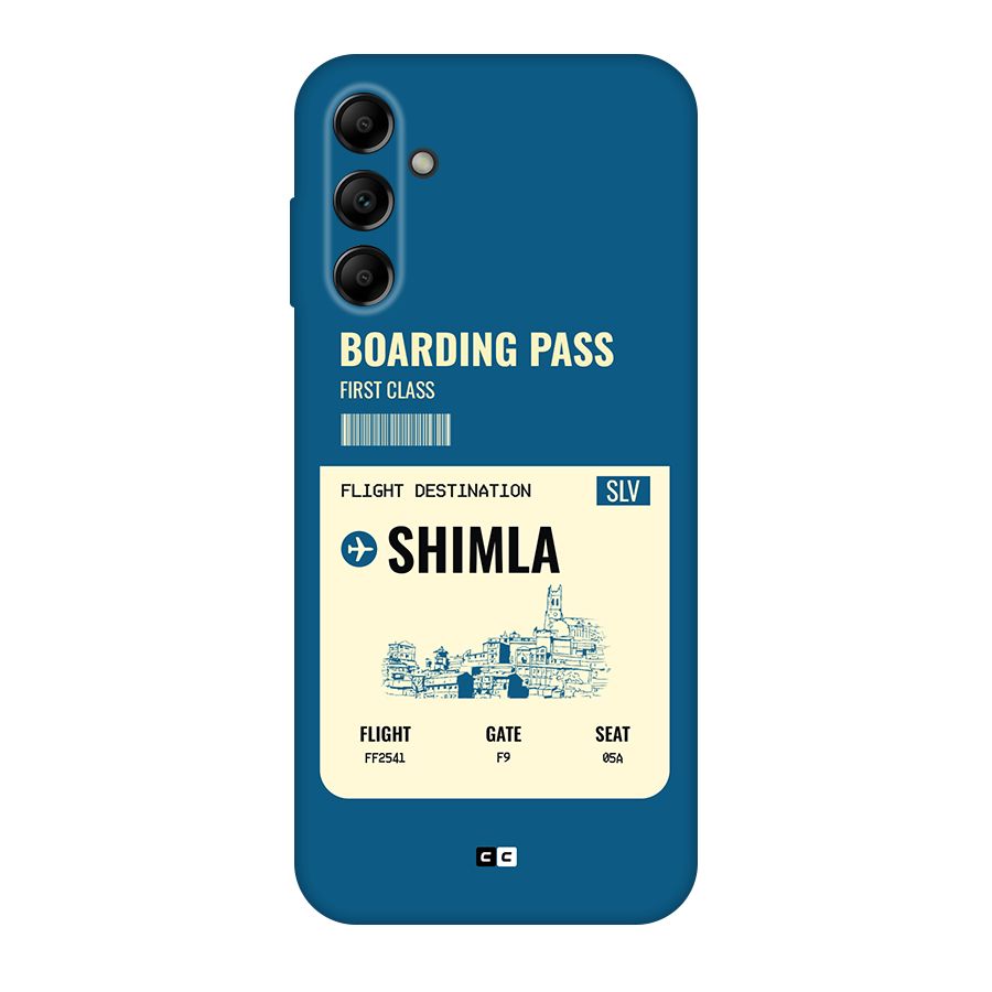 Shimla Boarding Pass Original Polycarbonate Back Case for Galaxy A14 5G
