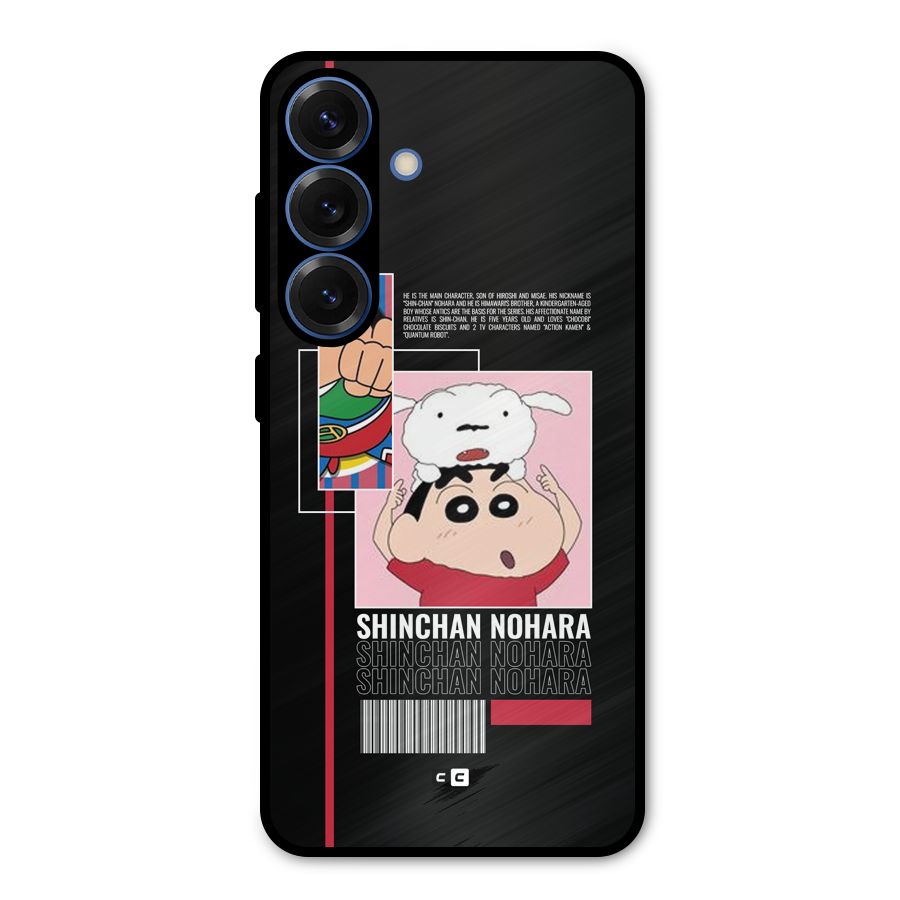 Shinchan Nohara Metal Back Case for Galaxy S25