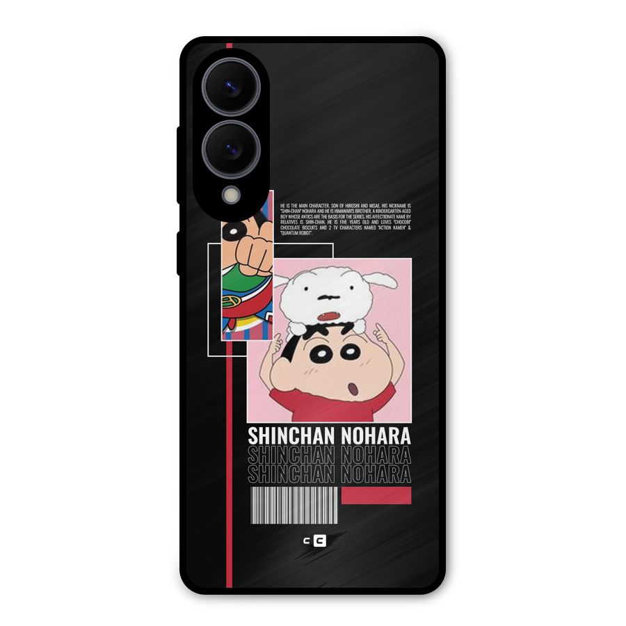 Shinchan Nohara Metal Back Case for Galaxy S25 Edge