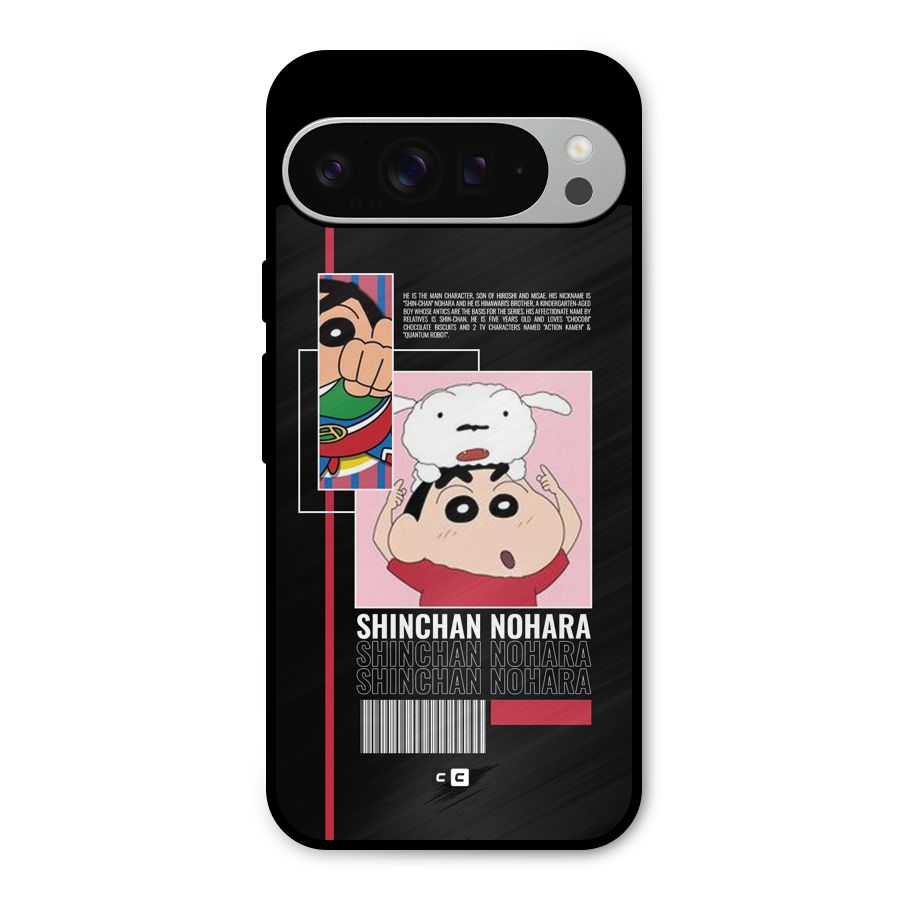 Shinchan Nohara Metal Back Case for Google Pixel 9 Pro XL
