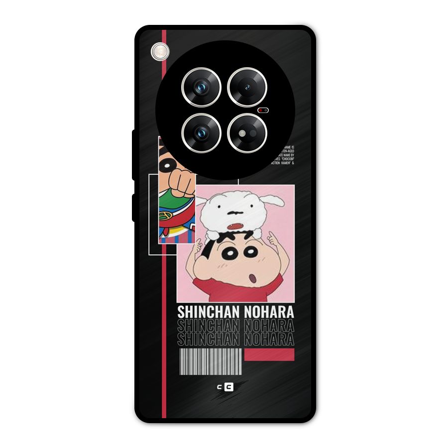 Shinchan Nohara Metal Back Case for Infinix Zero 40 5G