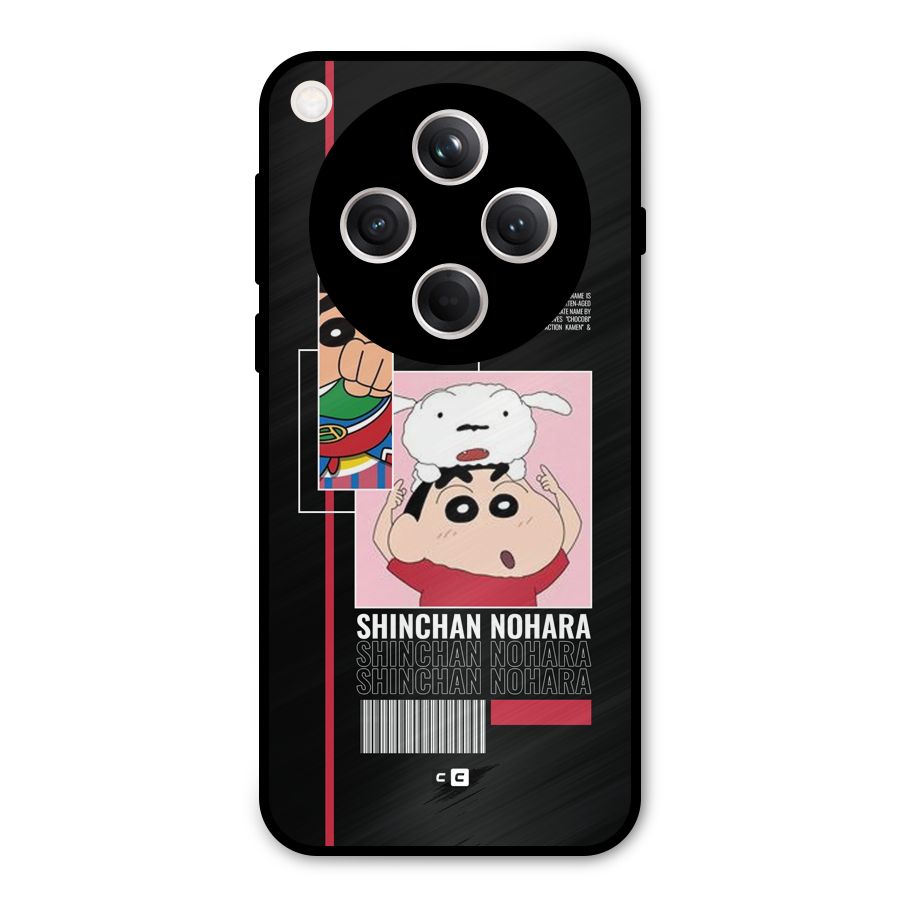Shinchan Nohara Metal Back Case for Oppo Find X8