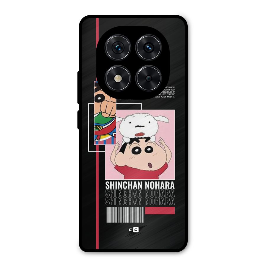 Shinchan Nohara Metal Back Case for Poco X7