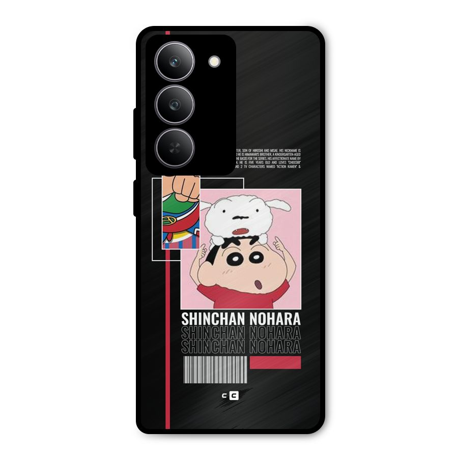 Shinchan Nohara Metal Back Case for Realme 14x
