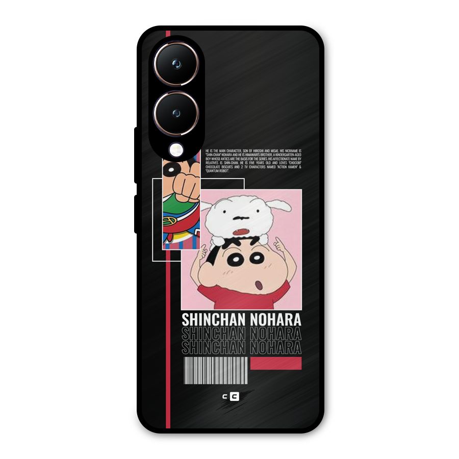 Shinchan Nohara Metal Back Case for Vivo Y28