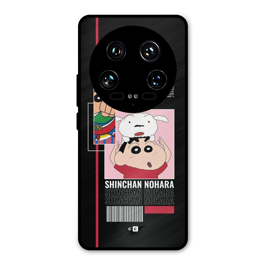 Shinchan Nohara Metal Back Case for Xiaomi 14 Ultra