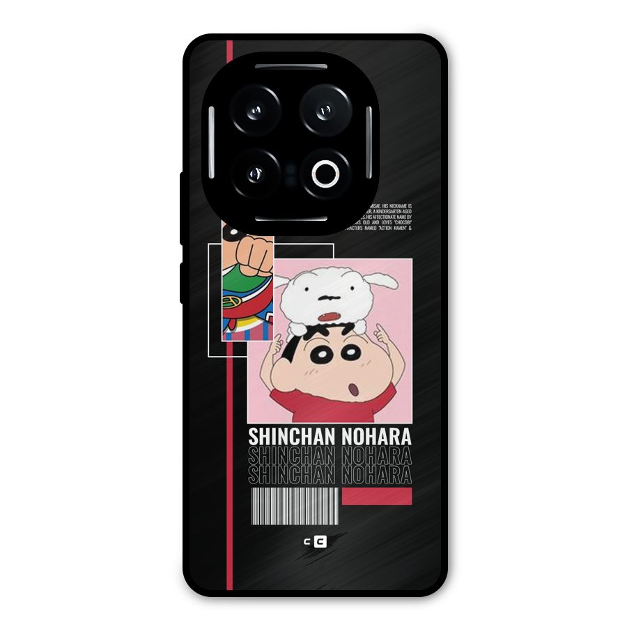 Shinchan Nohara Metal Back Case for iQOO 13