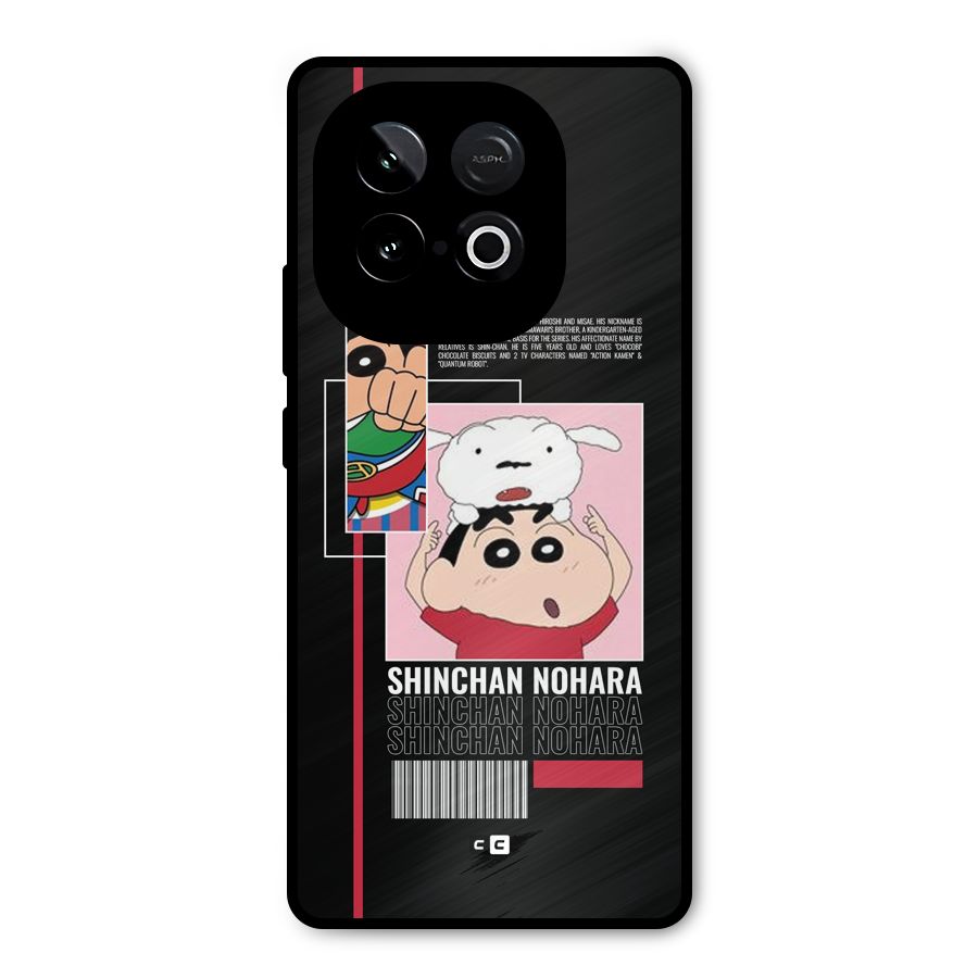 Shinchan Nohara Metal Back Case for iQOO Neo 10