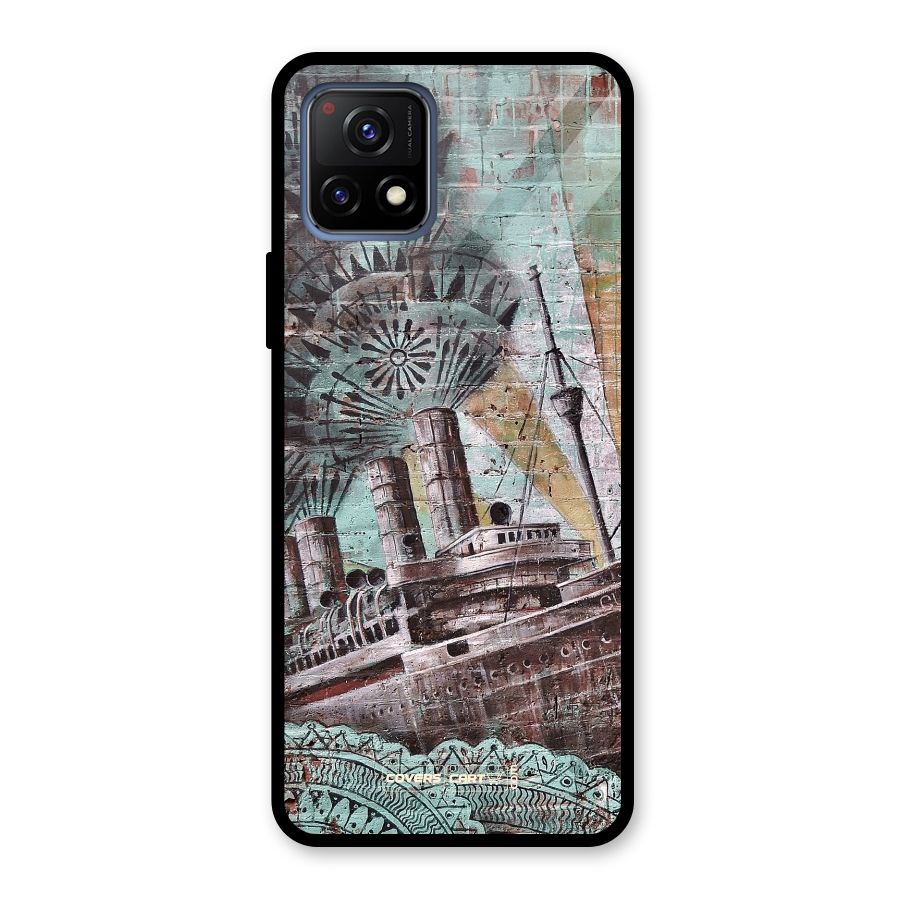 Ship Art Glass Back Case for Vivo Y72 5G
