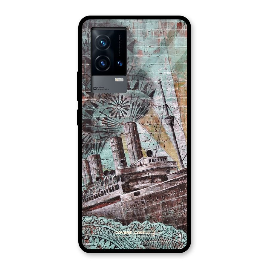 Ship Art Glass Back Case for iQOO 9 5G