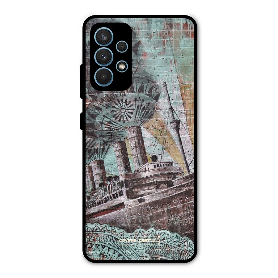 Ship Art Metal Back Case for Galaxy A32