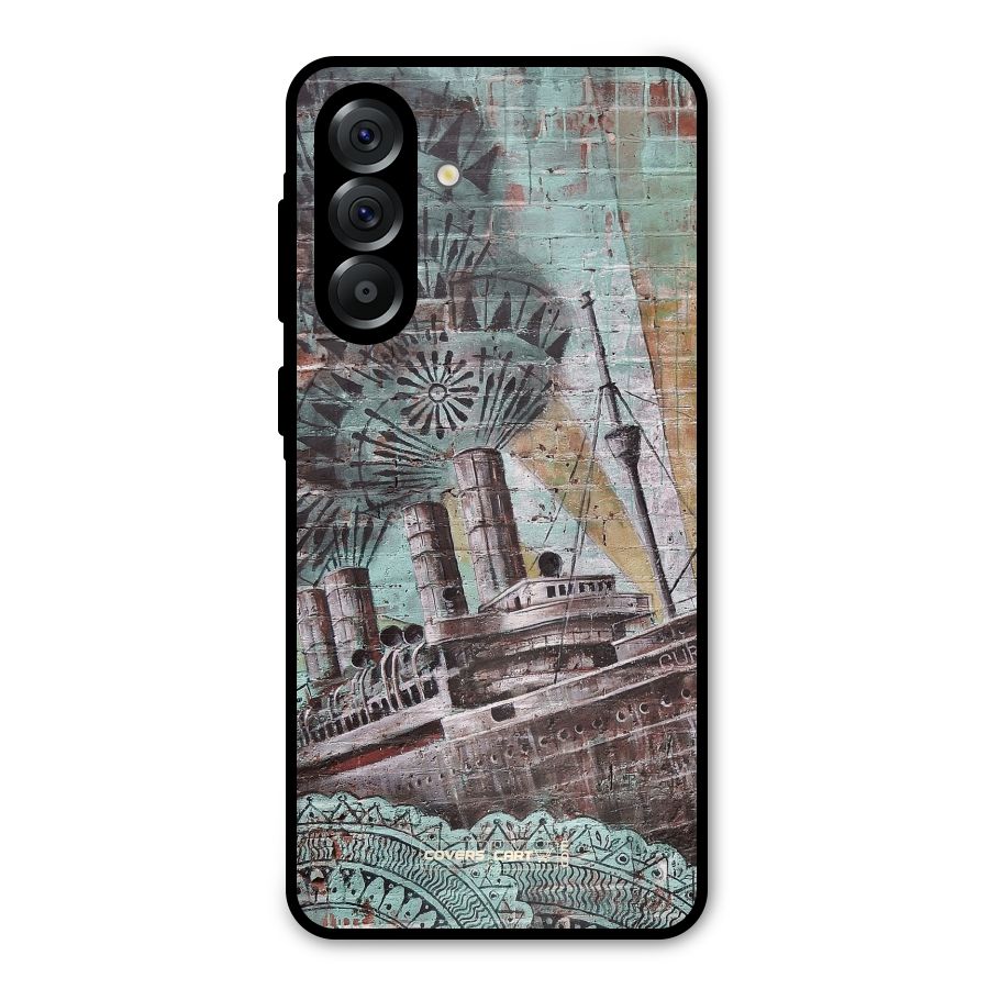 Ship Art Metal Back Case for Galaxy A36