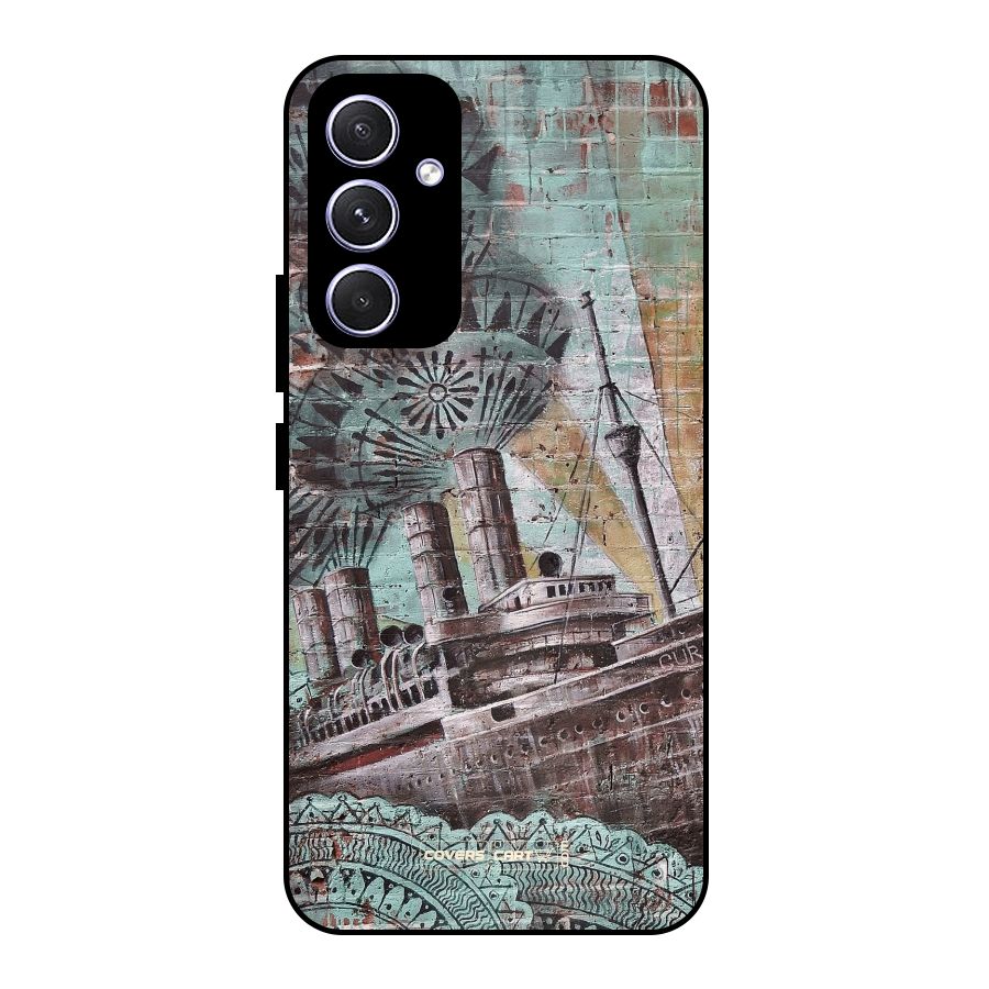 Ship Art Metal Back Case for Galaxy A54