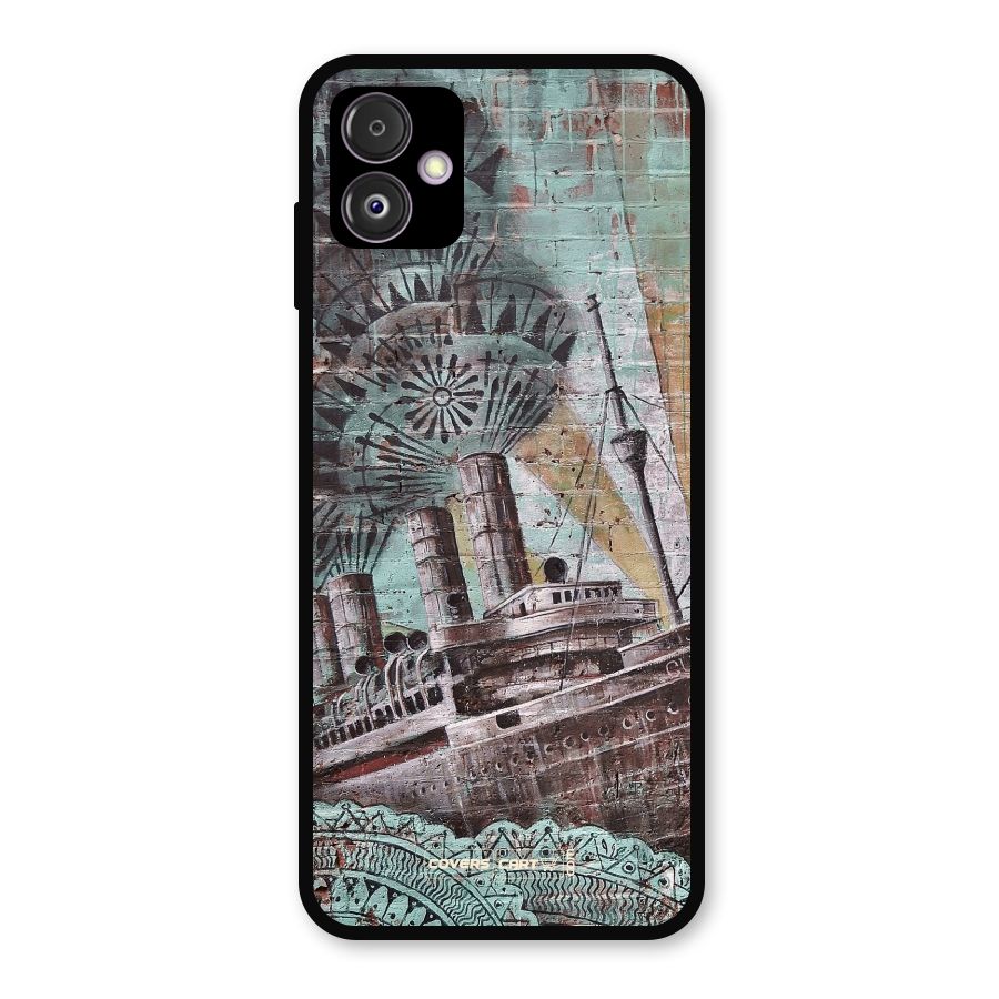 Ship Art Metal Back Case for Galaxy F14
