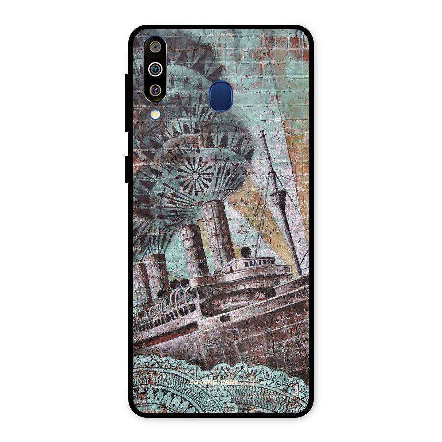 Ship Art Metal Back Case for Galaxy M30