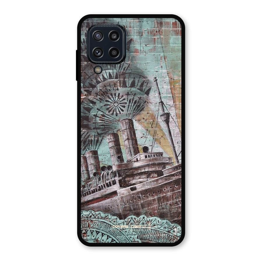 Ship Art Metal Back Case for Galaxy M32