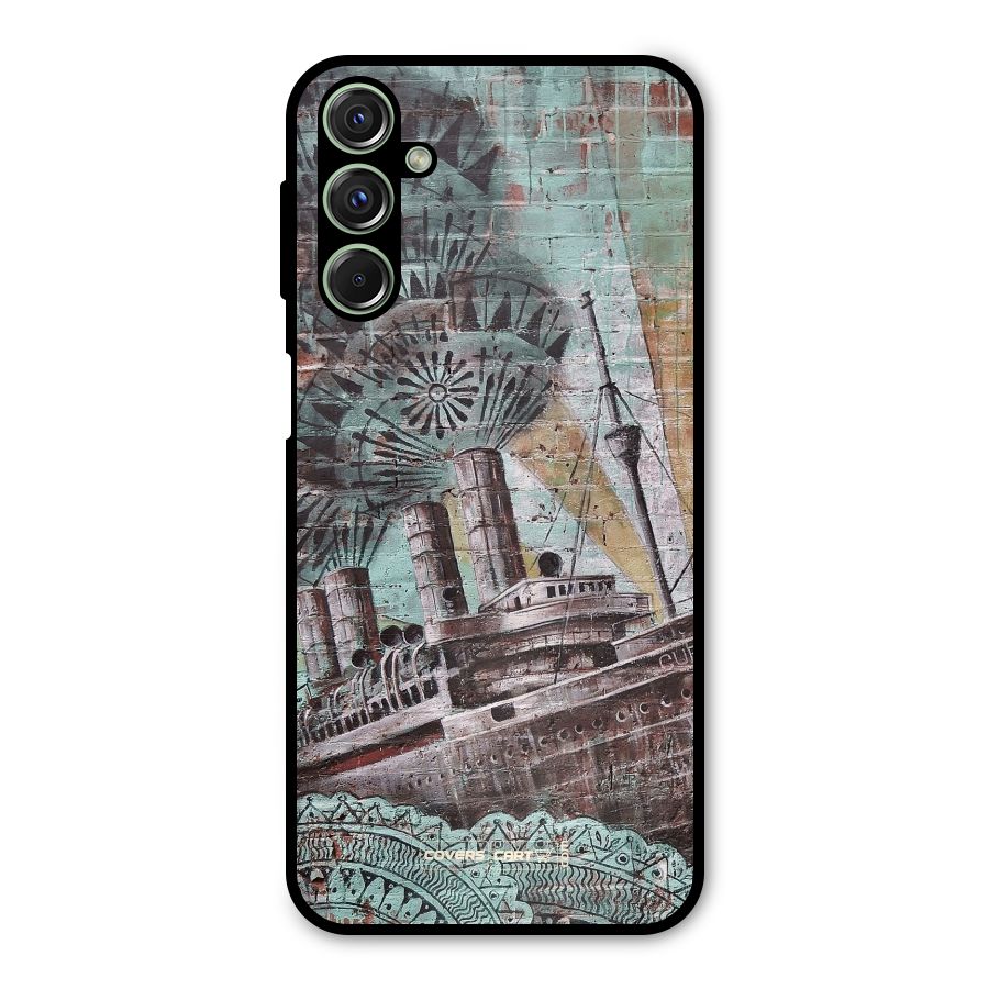 Ship Art Metal Back Case for Galaxy M34
