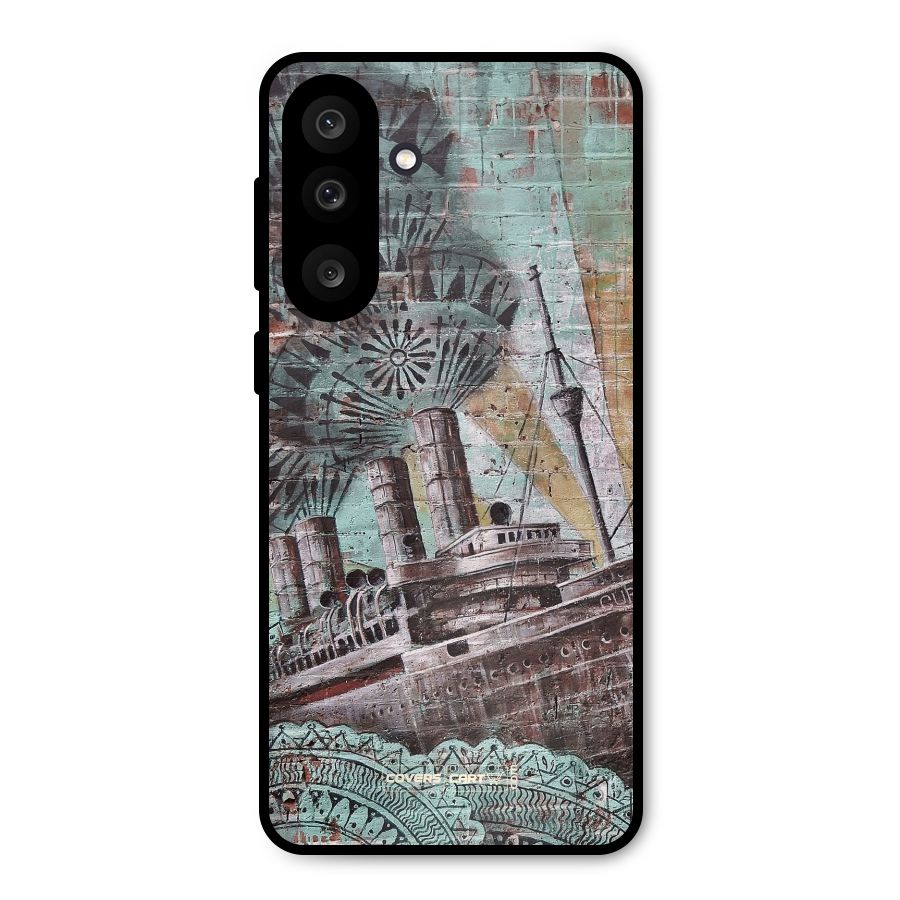 Ship Art Metal Back Case for Galaxy M56