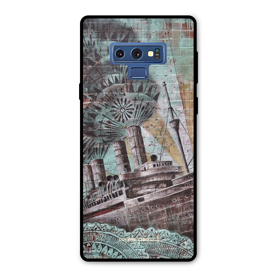 Ship Art Metal Back Case for Galaxy Note 9