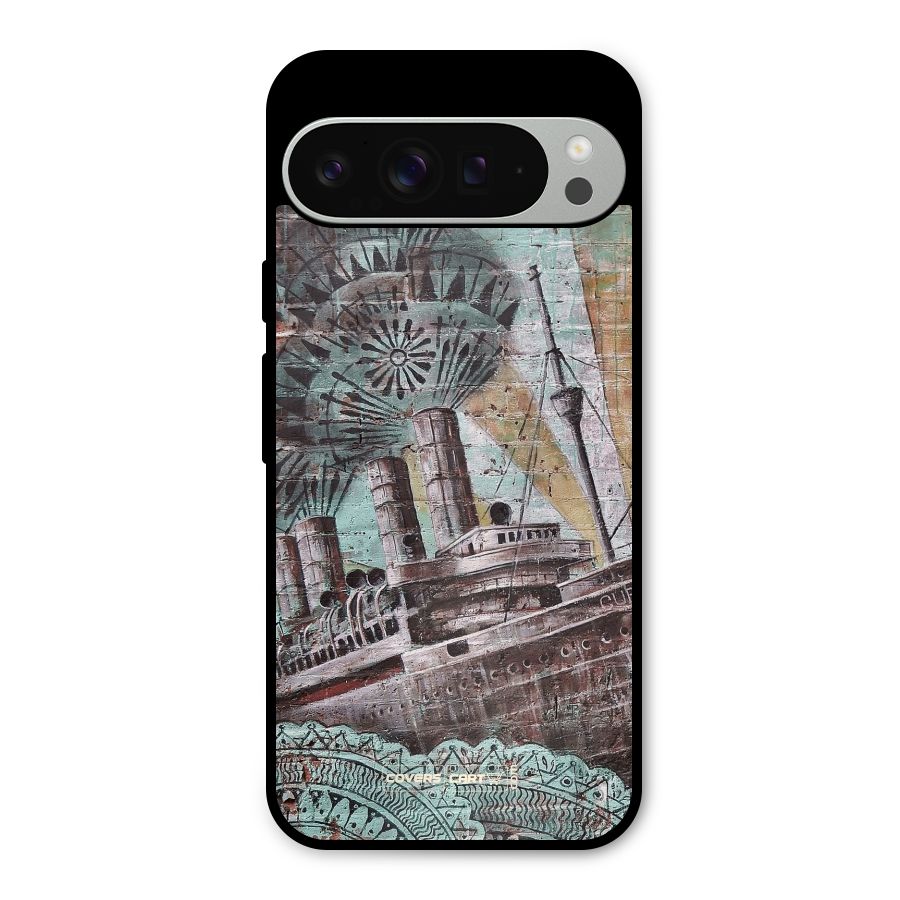 Ship Art Metal Back Case for Google Pixel 9 Pro XL