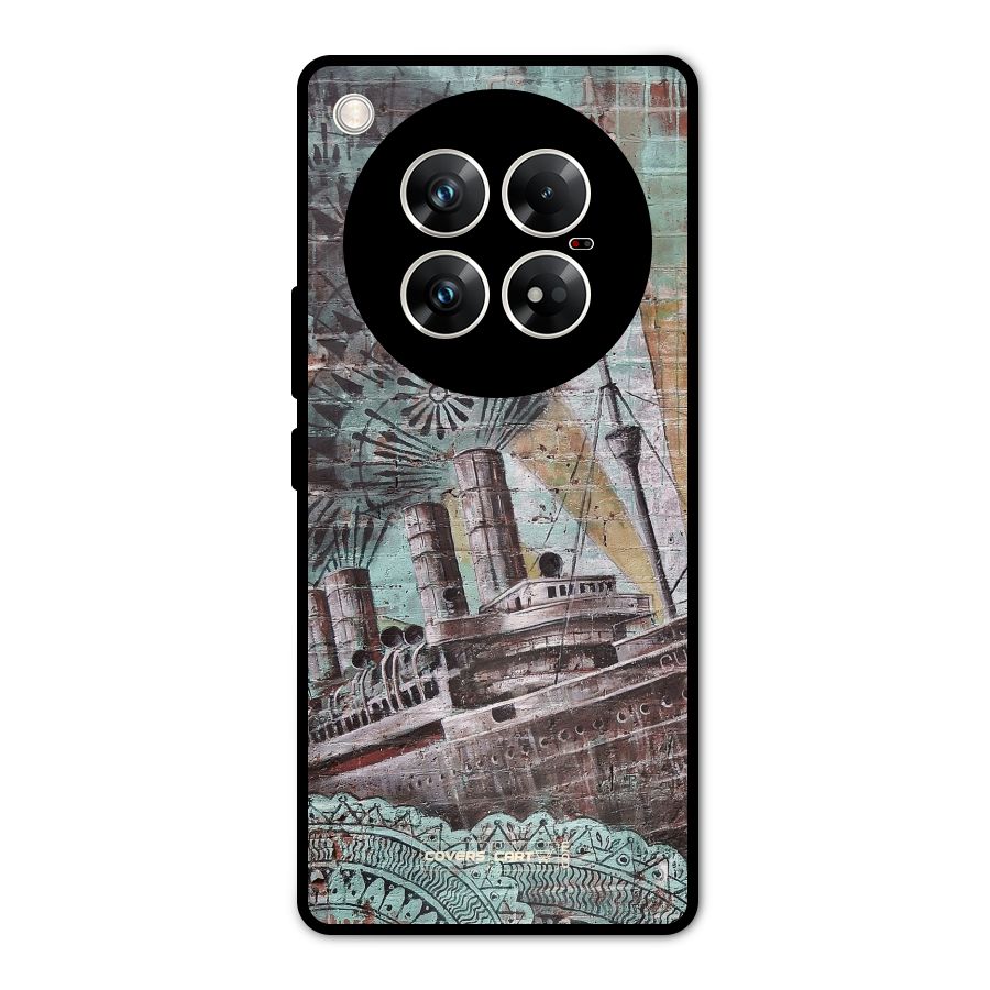 Ship Art Metal Back Case for Infinix Zero 40 5G