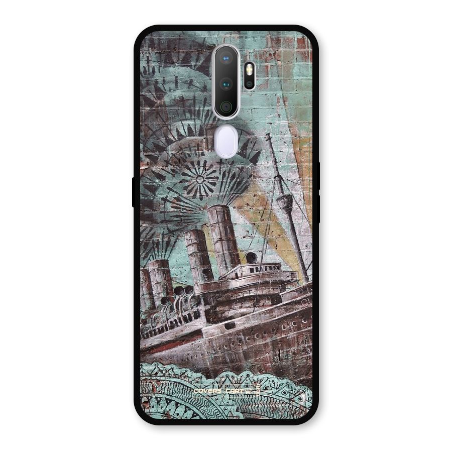Ship Art Metal Back Case for Oppo A9 (2020)