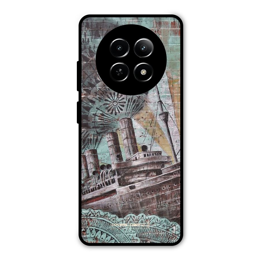 Ship Art Metal Back Case for Realme 12x 5G
