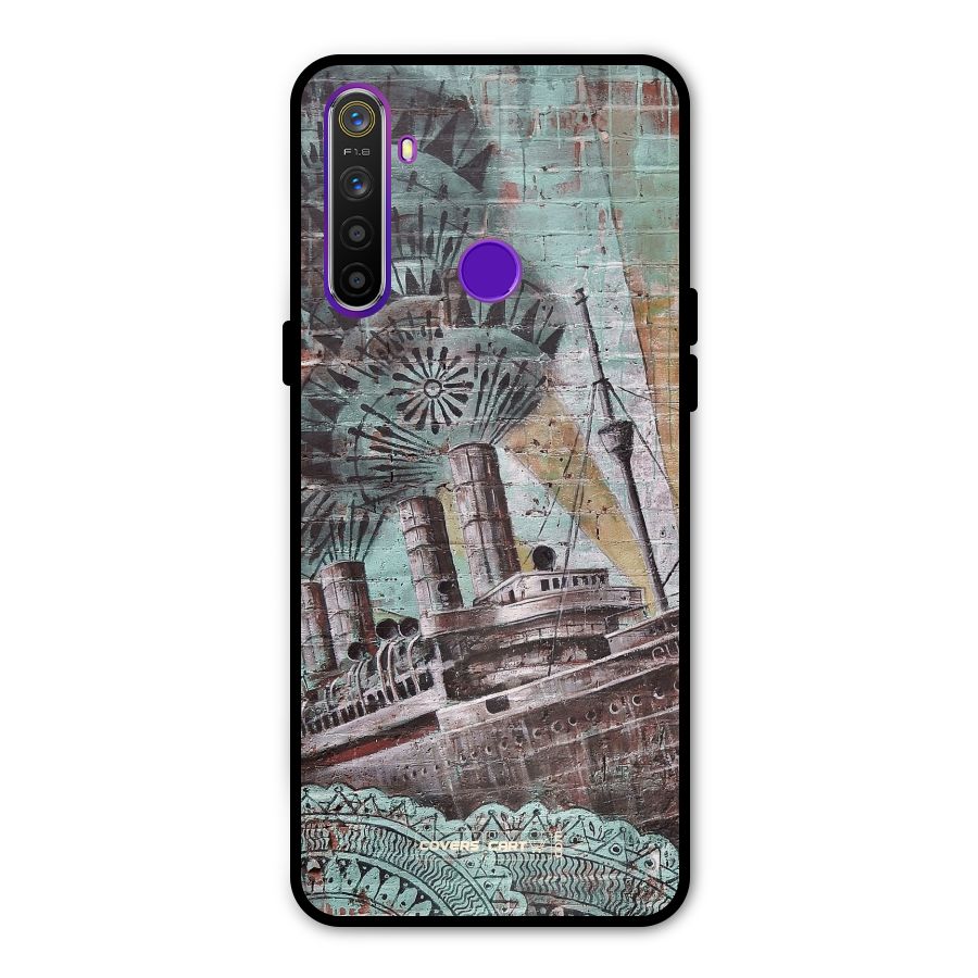 Ship Art Metal Back Case for Realme 5i