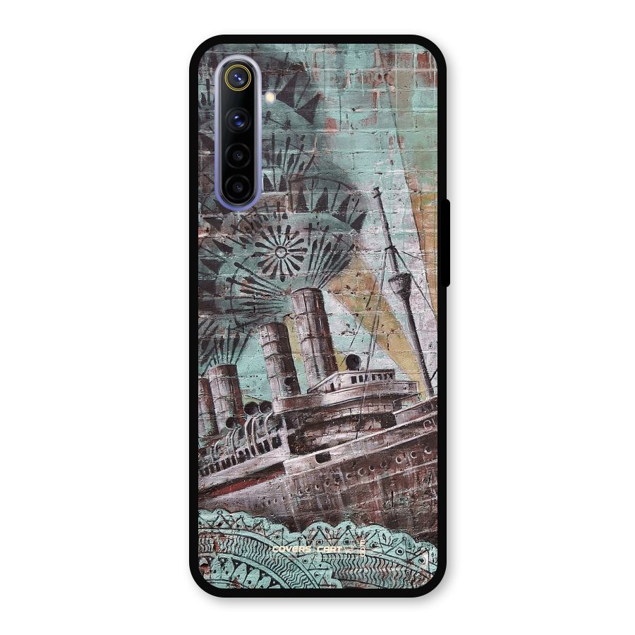 Ship Art Metal Back Case for Realme 6