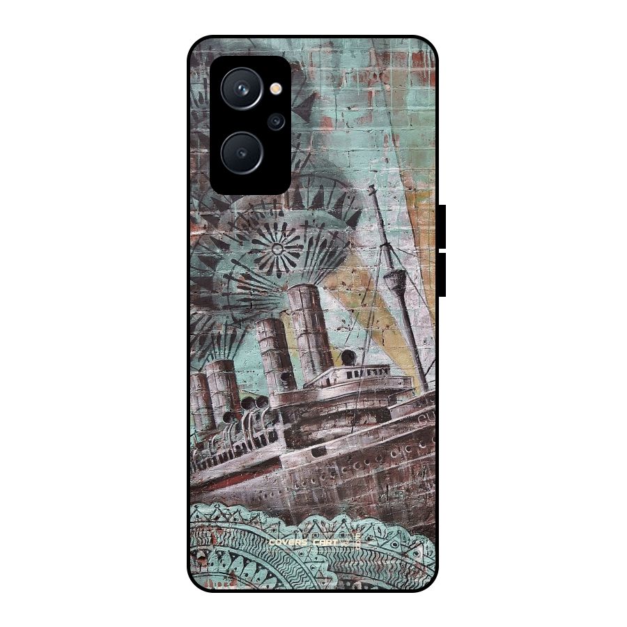 Ship Art Metal Back Case for Realme 9i 5G