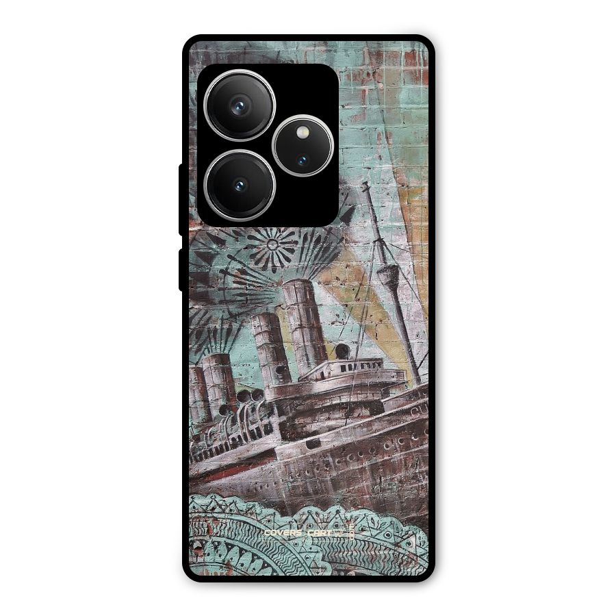 Ship Art Metal Back Case for Realme GT 6