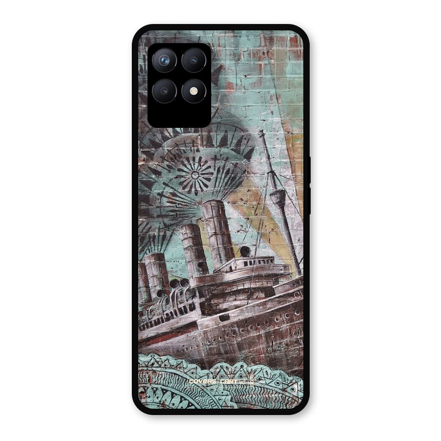 Ship Art Metal Back Case for Realme Narzo 50