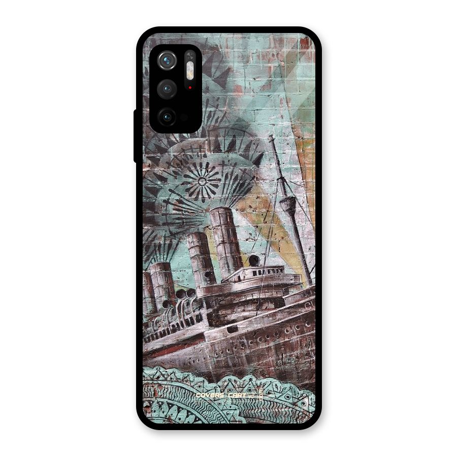 Ship Art Metal Back Case for Redmi Note 10T 5G