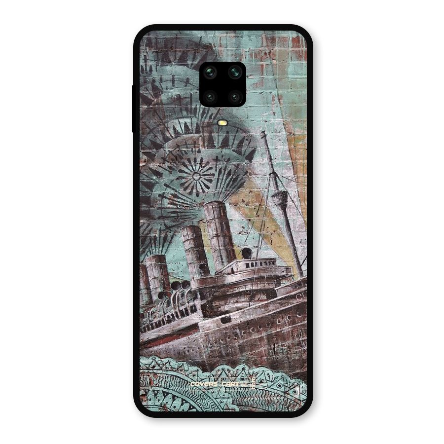 Ship Art Metal Back Case for Redmi Note 9 Pro Max